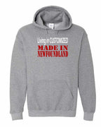 Living in Custom Made in NFLD Pullover Hoodie - Unisex