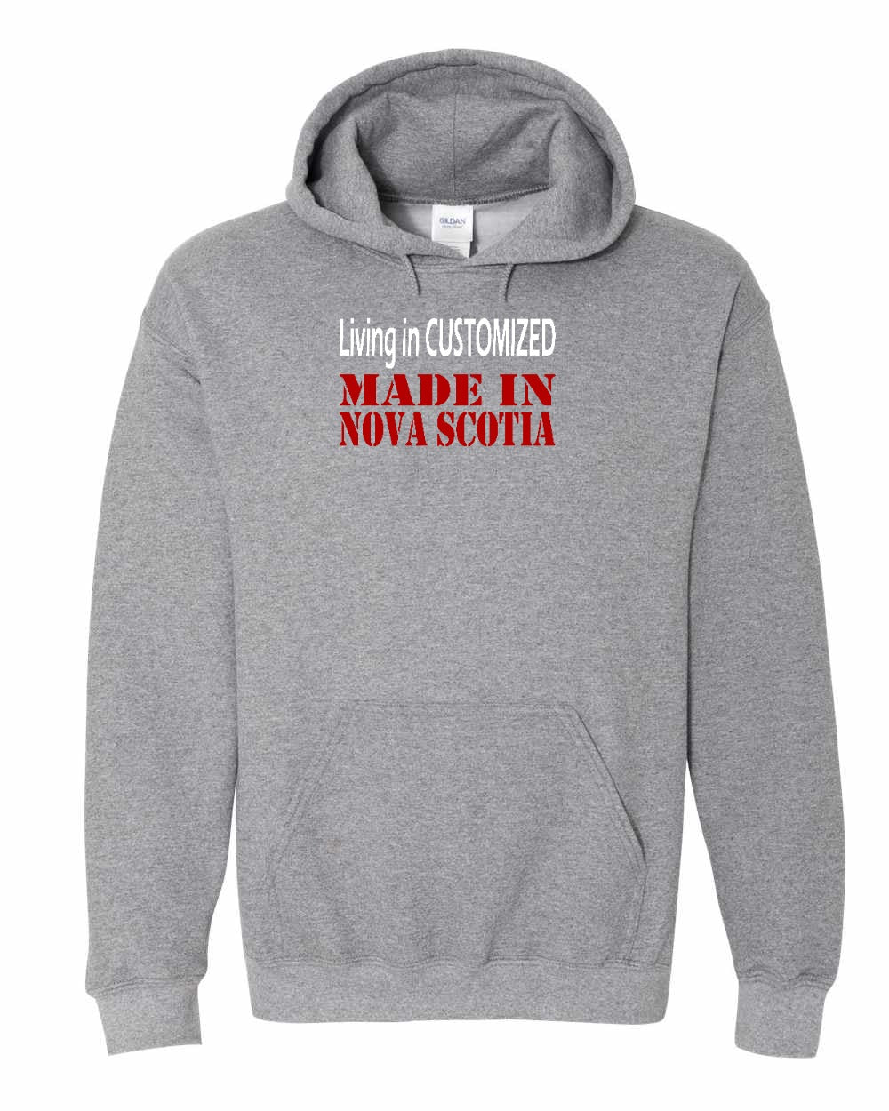 Living in Custom Made in NS Pullover Hoodie - Unisex