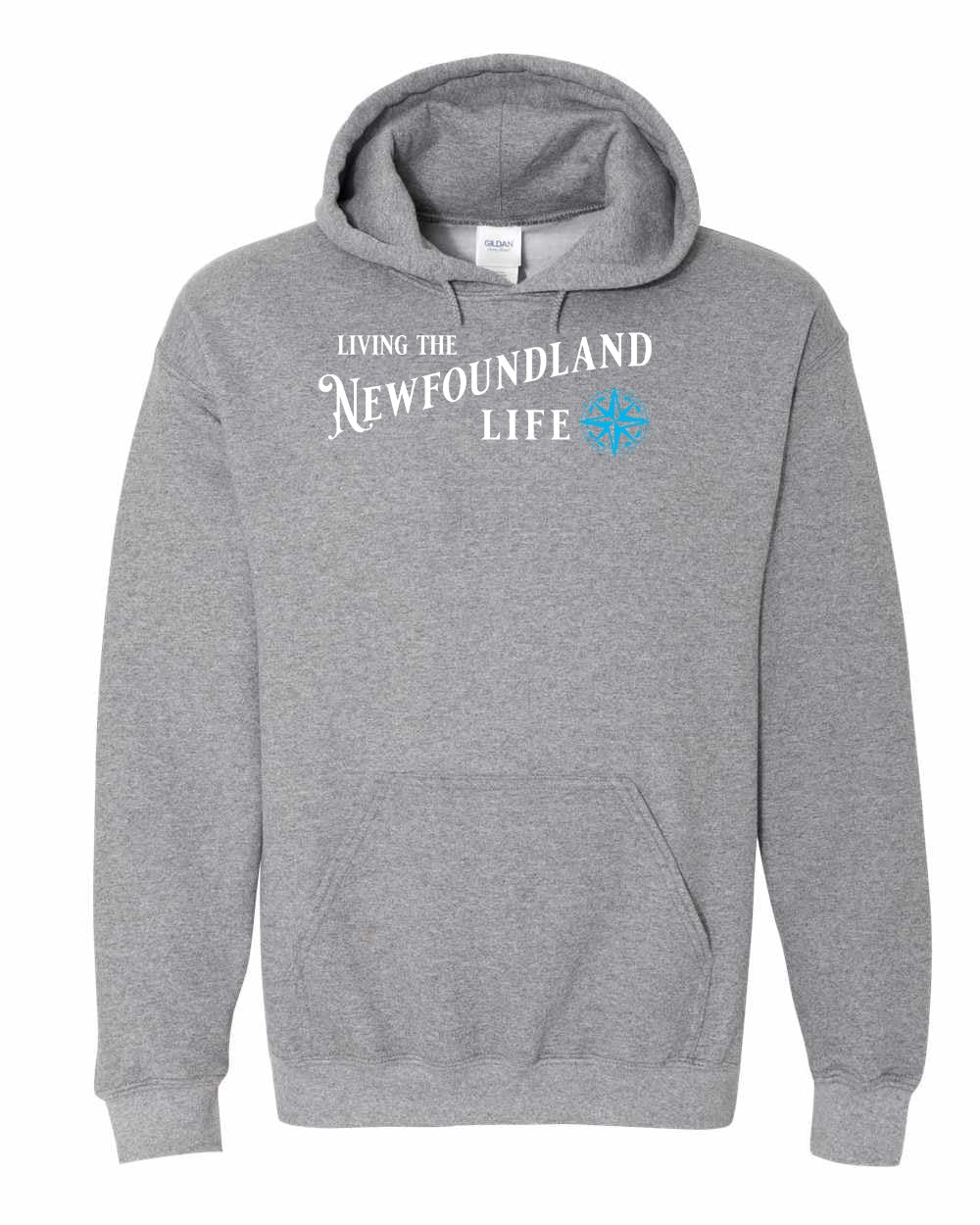 Living the Newfoundland Life blue Full Pullover
