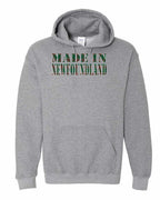 Made In NFLD ( Tartan Lettering) Pullover Hoodie - Unisex