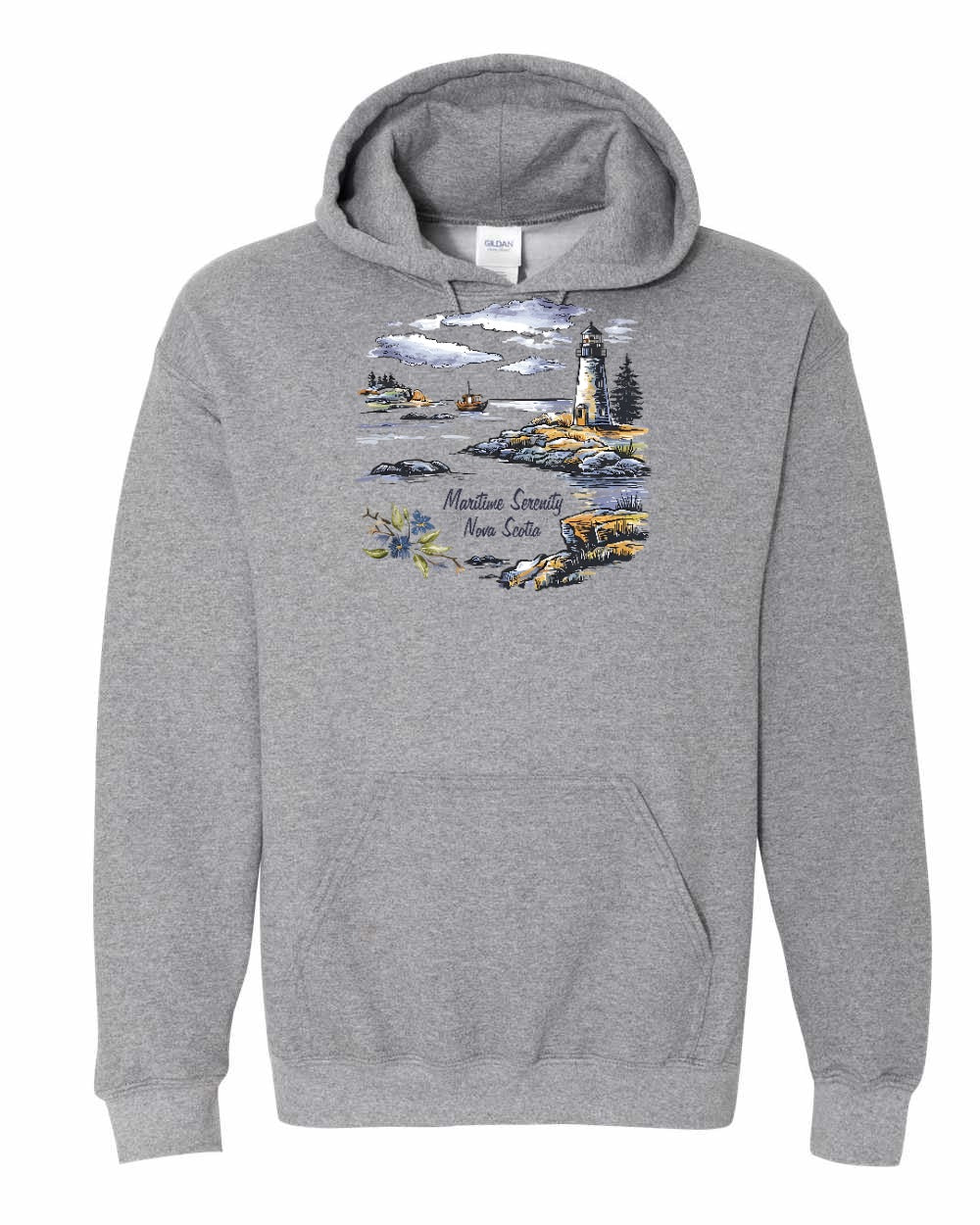 Maritime Serenity NS Pullover Hoodie - Unisex