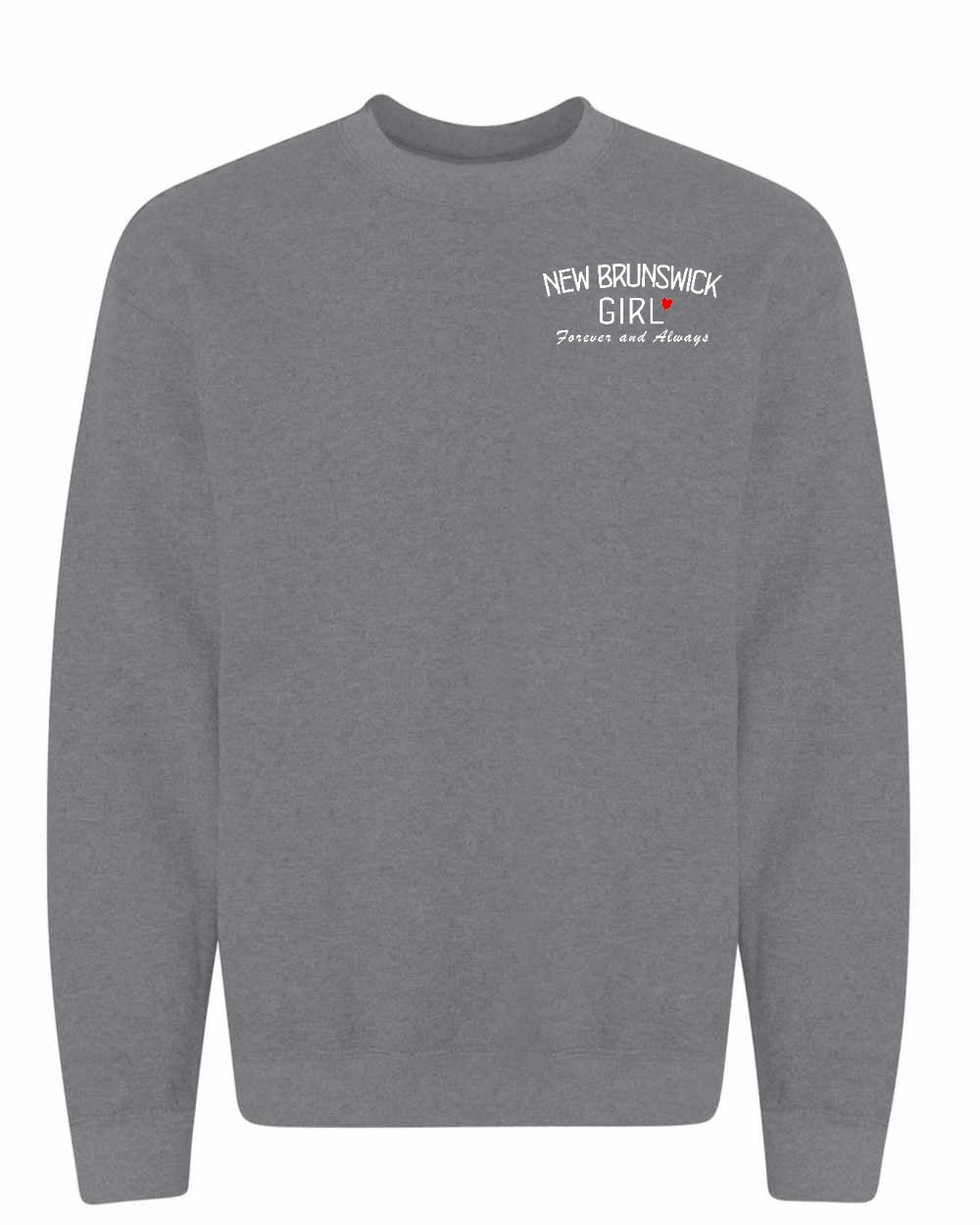 NB Girl Forever and Always Left Chest Crewneck Sweatshirt - Unisex