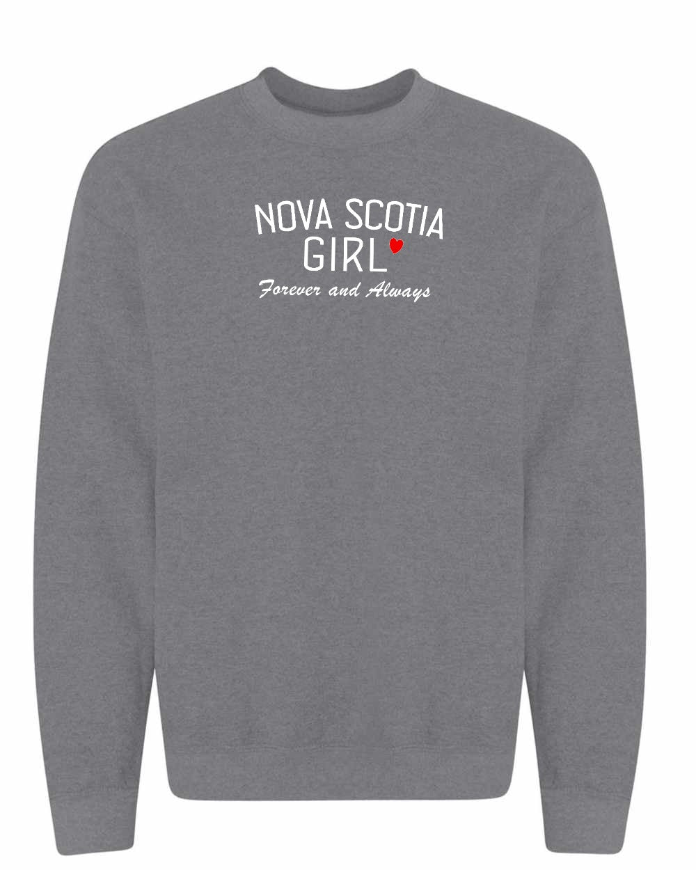NS Girl Forever and Always Crewneck Sweatshirt - Unisex