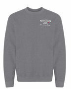 NS Girl Forever and Always Left Chest & Back Crewneck Sweatshirt - Unisex