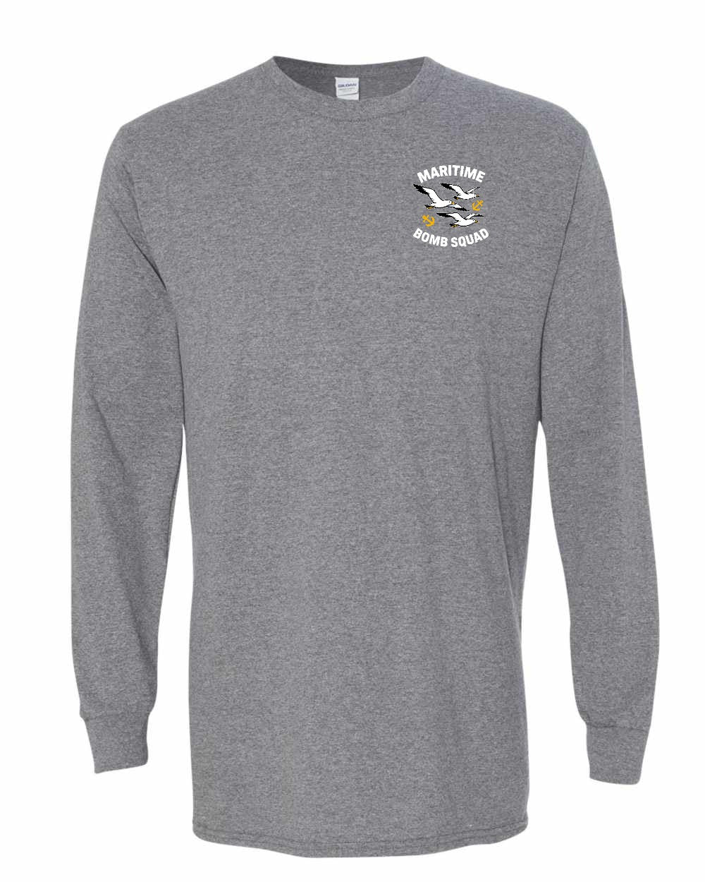 Maritime Bomb Squad Left Chest & Back Long Sleeve Tee - Unisex