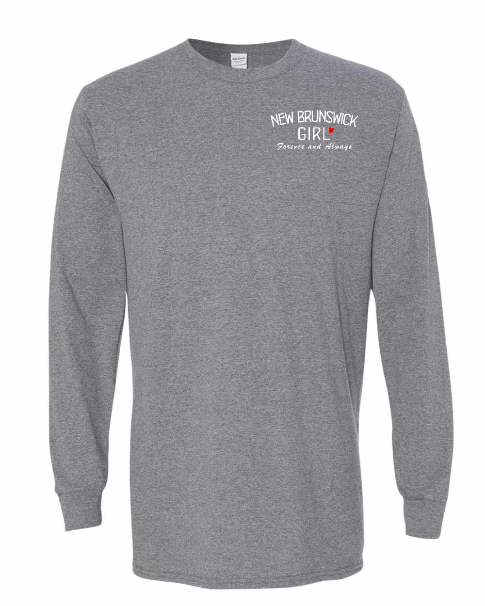 NB Girl Forever and Always Left Chest & Back Long Sleeve Tee - Unisex