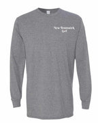 NB Girl Heart Dot Left Chest & Back Long Sleeve Tee - Unisex