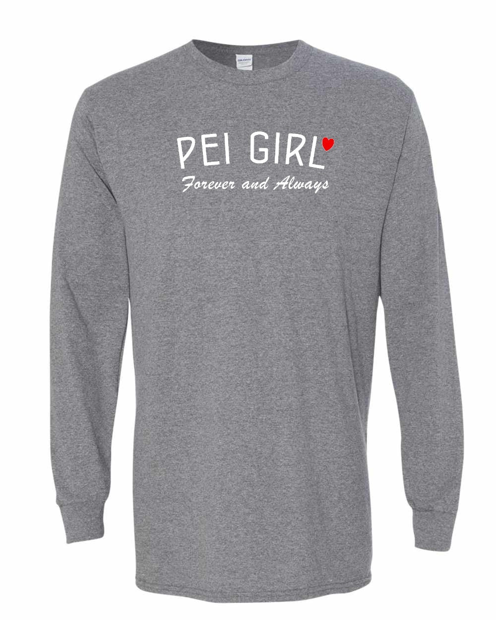 PEI Girl Forever and Always Long Sleeve Tee - Unisex