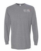 PEI Girl Forever and Always Left Chest & Back Long Sleeve Tee - Unisex