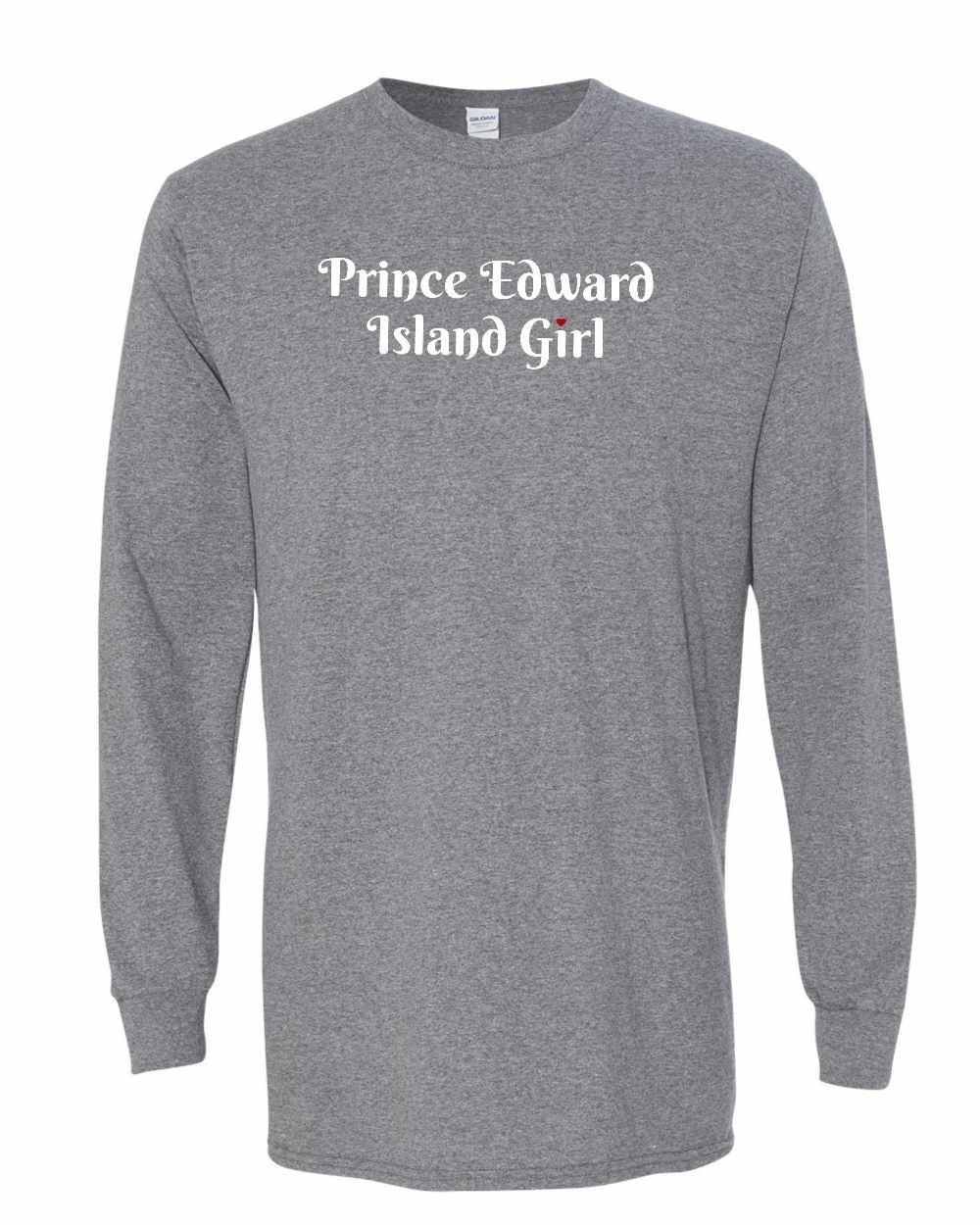 PEI Girl Heart Dot Long Sleeve Tee - Unisex
