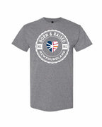 Born and Raised NFLD Heart Flag Men's Tee