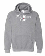 Maritime Girl Heart Dot Pullover Hoodie - Unisex