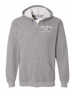 CB Girl Forever and Always Left Chest Zip Hoodie - Unisex