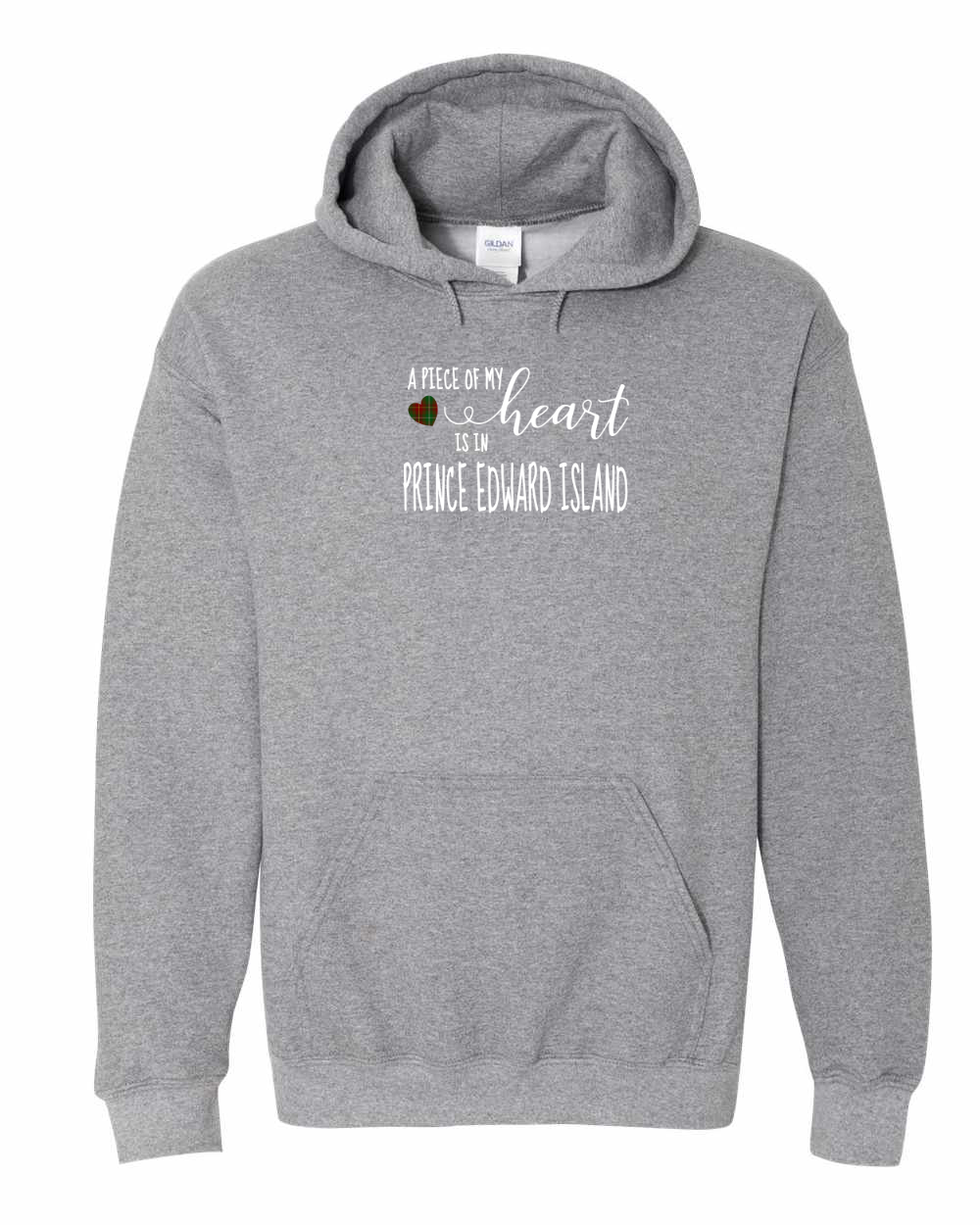 A piece of my heart PEI Tartan Pullover Hoodie - Unisex