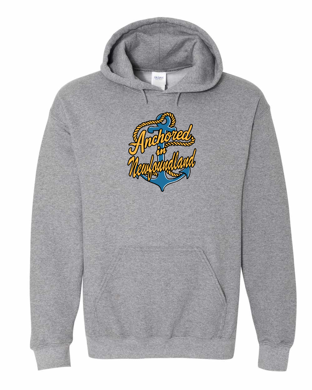 Anchored In NFLD Pullover Hoodie - Unisex