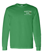 Maritime Girl Forever and Always Left Chest & Back Long Sleeve Tee - Unisex