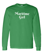 Maritime Girl Heart Dot Long Sleeve Tee - Unisex