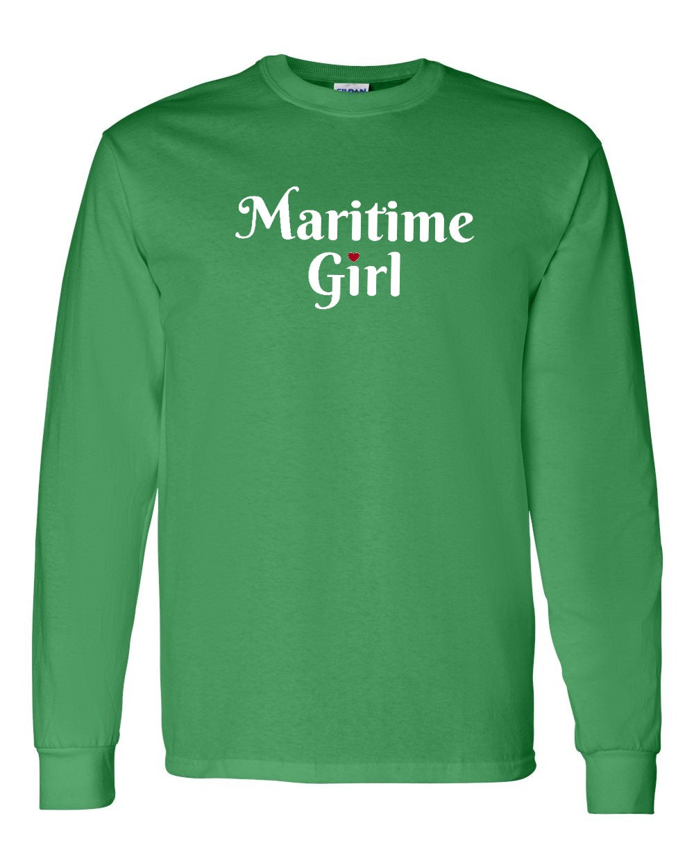 Maritime Girl Heart Dot Long Sleeve Tee - Unisex