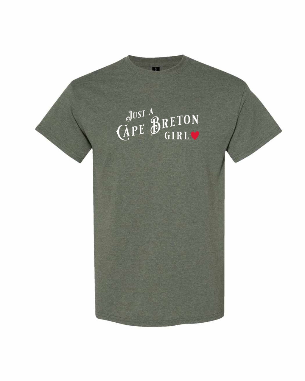 Just a CB Girl Red Heart Men's Tee