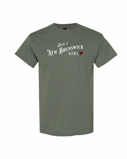 Just a New Brunswick Girl Tartan Full Men's Tee