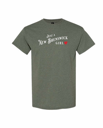Just a New Brunswick Girl Red Full Men's Tee