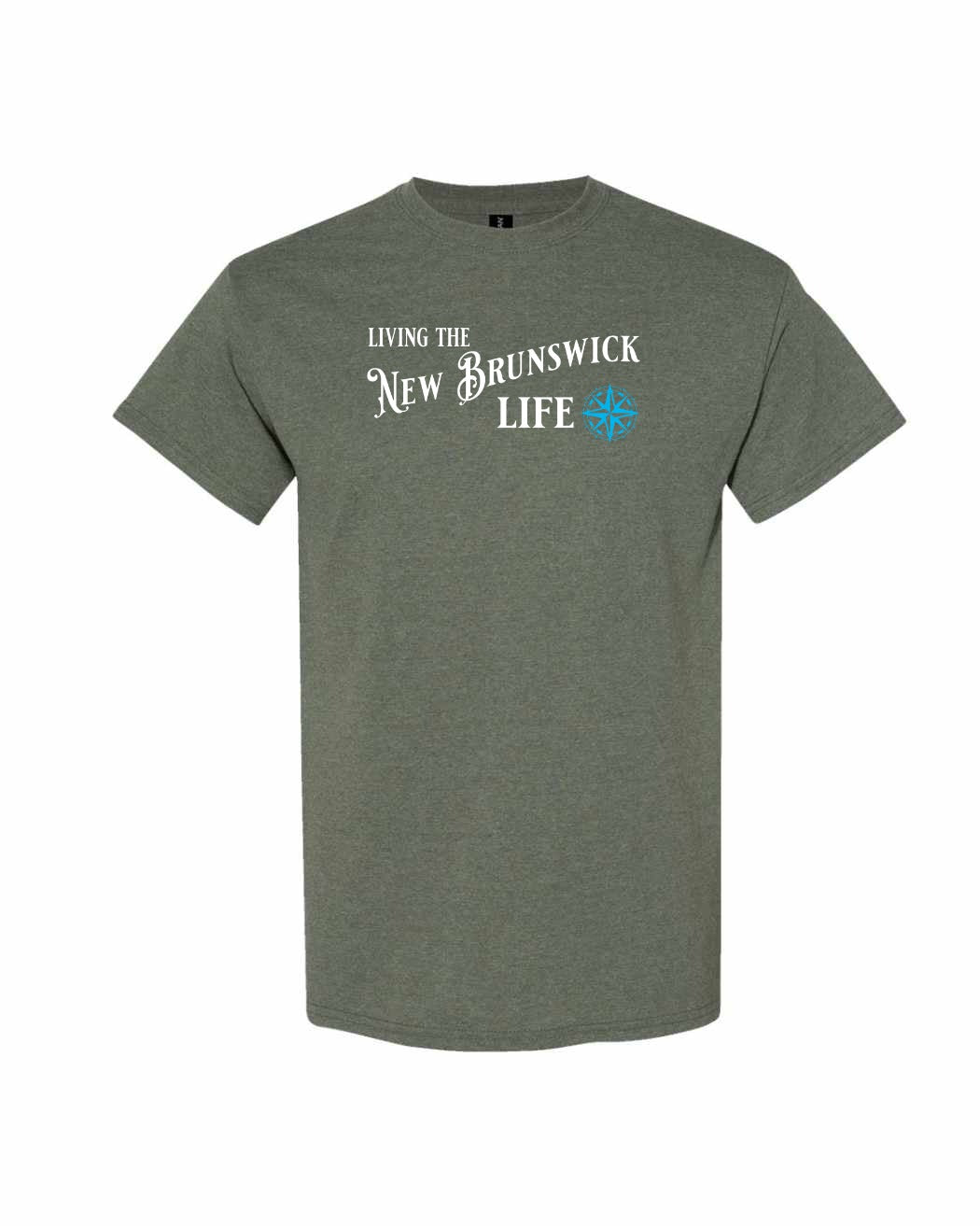 Living the New Brunswick Life blue Full Men's Tee