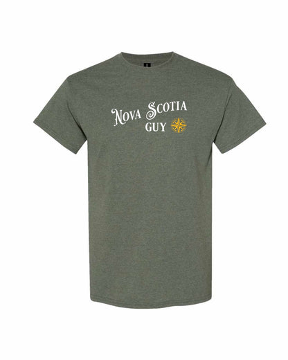 Nova Scotia Guy yellow Full mens-tee