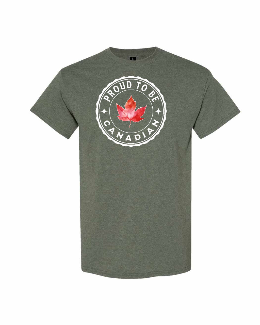 Proud to be Canadian Leaf Men's Tee - Gildan Canada (sewn Internationally)
