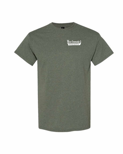 Your Community Swoop (Nova Scotia) Left Chest and Back mens-tee