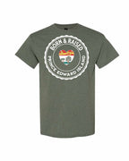 Born and Raised PEI Heart Flag Men's Tee