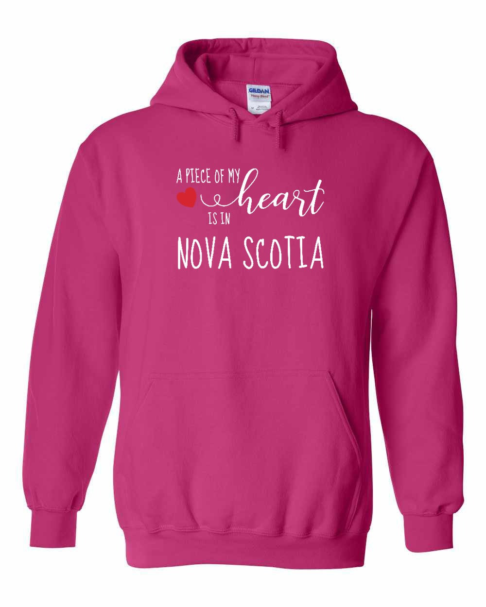 A piece of My heart in NS (Red Heart) Pullover Hoodie - Unisex
