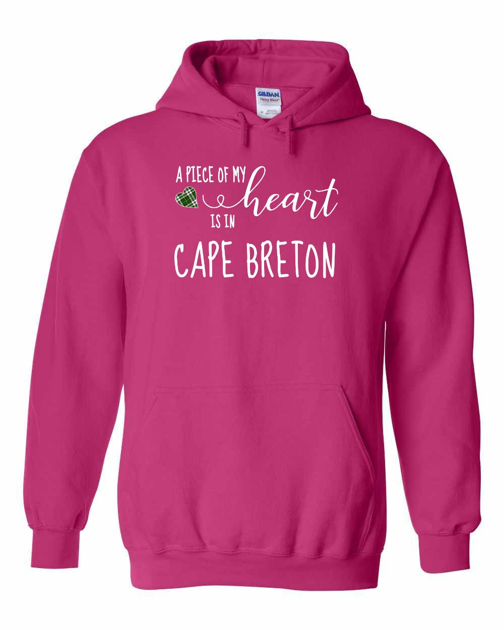 A piece of My heart in CB Tartan Heart Pullover Hoodie - Unisex