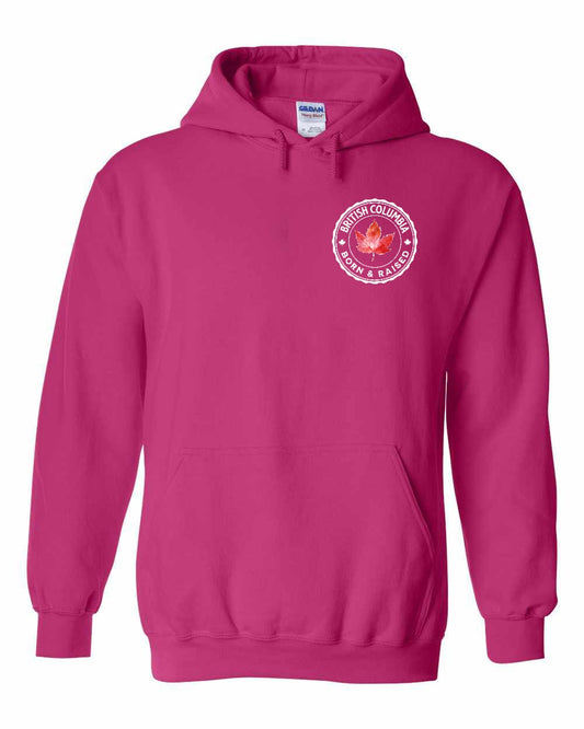 Born and Raised British Columbia Left Chest Pullover