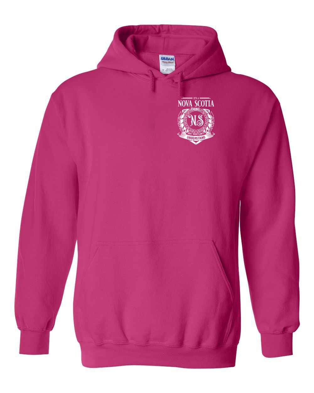 It's  A Nova Scotia Thing Left Chest pullover
