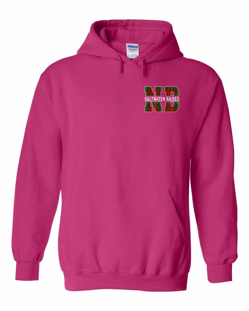 NB Saltwater Raised Left Chest Pullover Hoodie Printed NOT STITCHED