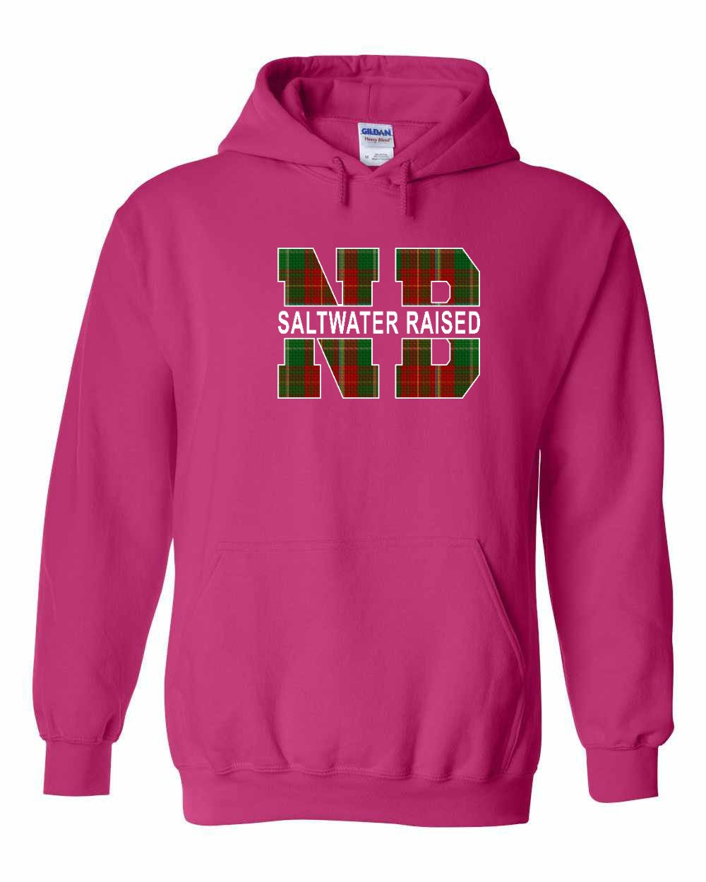 NB Saltwater Raised Full Front Pullover Hoodie Printed NOT STITCHED