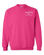 CB Girl Forever and Always Left Chest & Back Crewneck Sweatshirt - Unisex