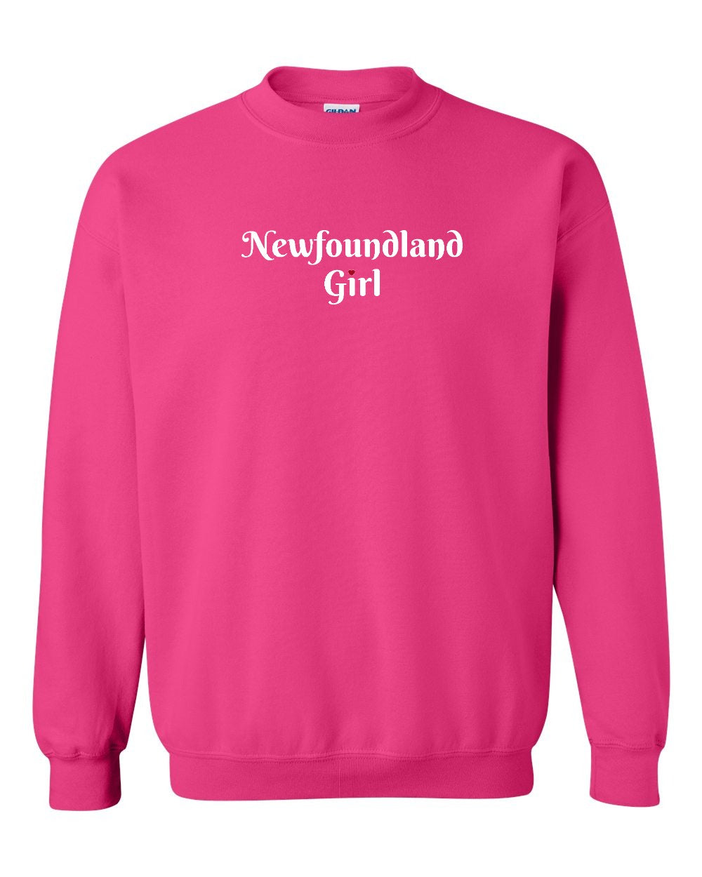 NFLD Girl Heart Dot Crewneck Sweatshirt - Unisex