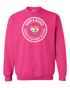 Born and Raised PEI Heart Flag Crewneck Sweatshirt - Unisex