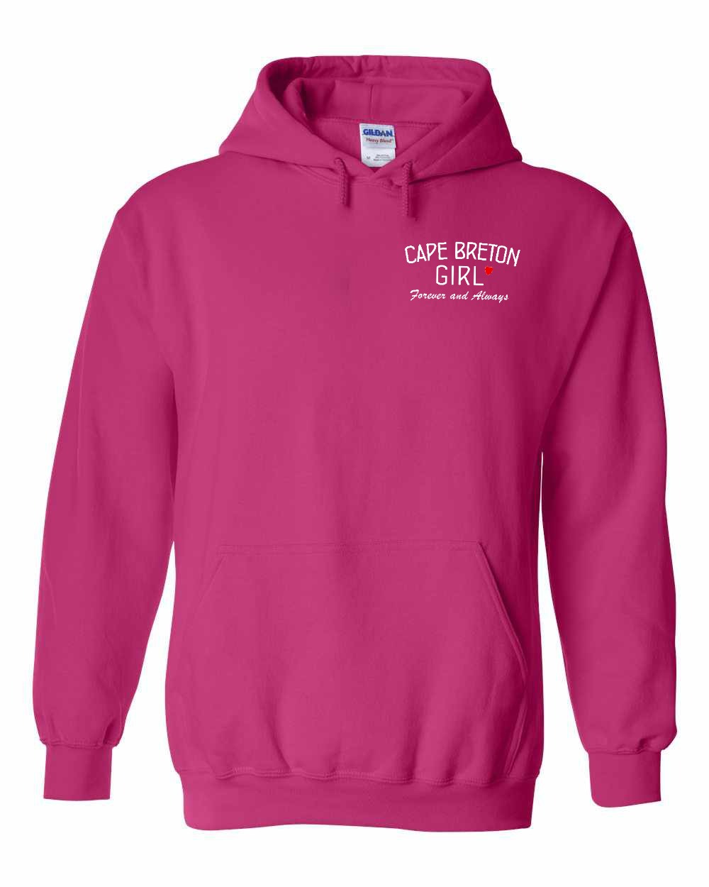 CB Girl Forever and Always Left Chest Pullover Hoodie - Unisex