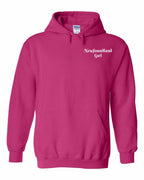 NFLD Girl Heart Dot Left Chest & Back Pullover Hoodie - Unisex