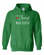 A piece of My heart in NS (Red Heart) Pullover Hoodie - Unisex