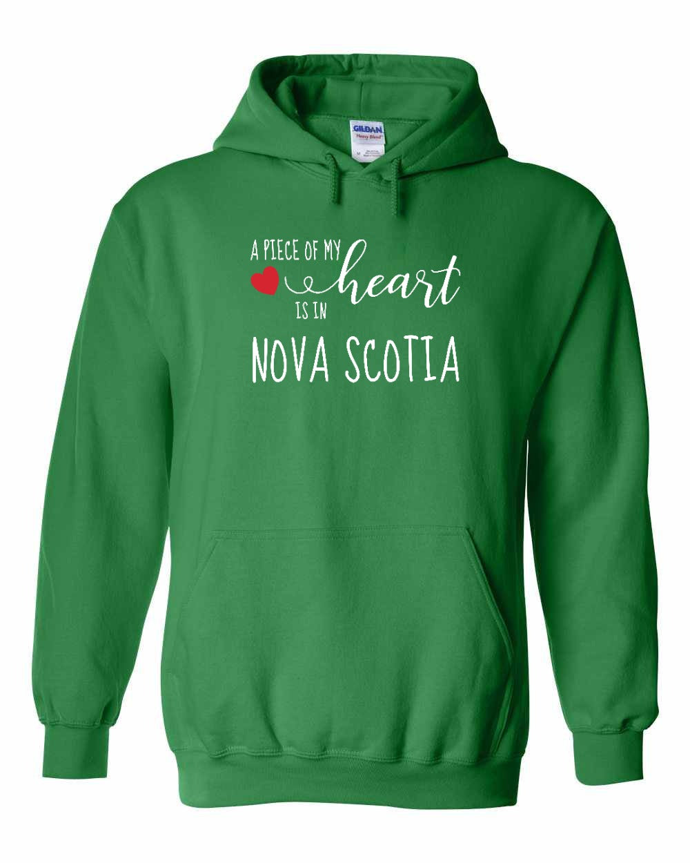 A piece of My heart in NS (Red Heart) Pullover Hoodie - Unisex