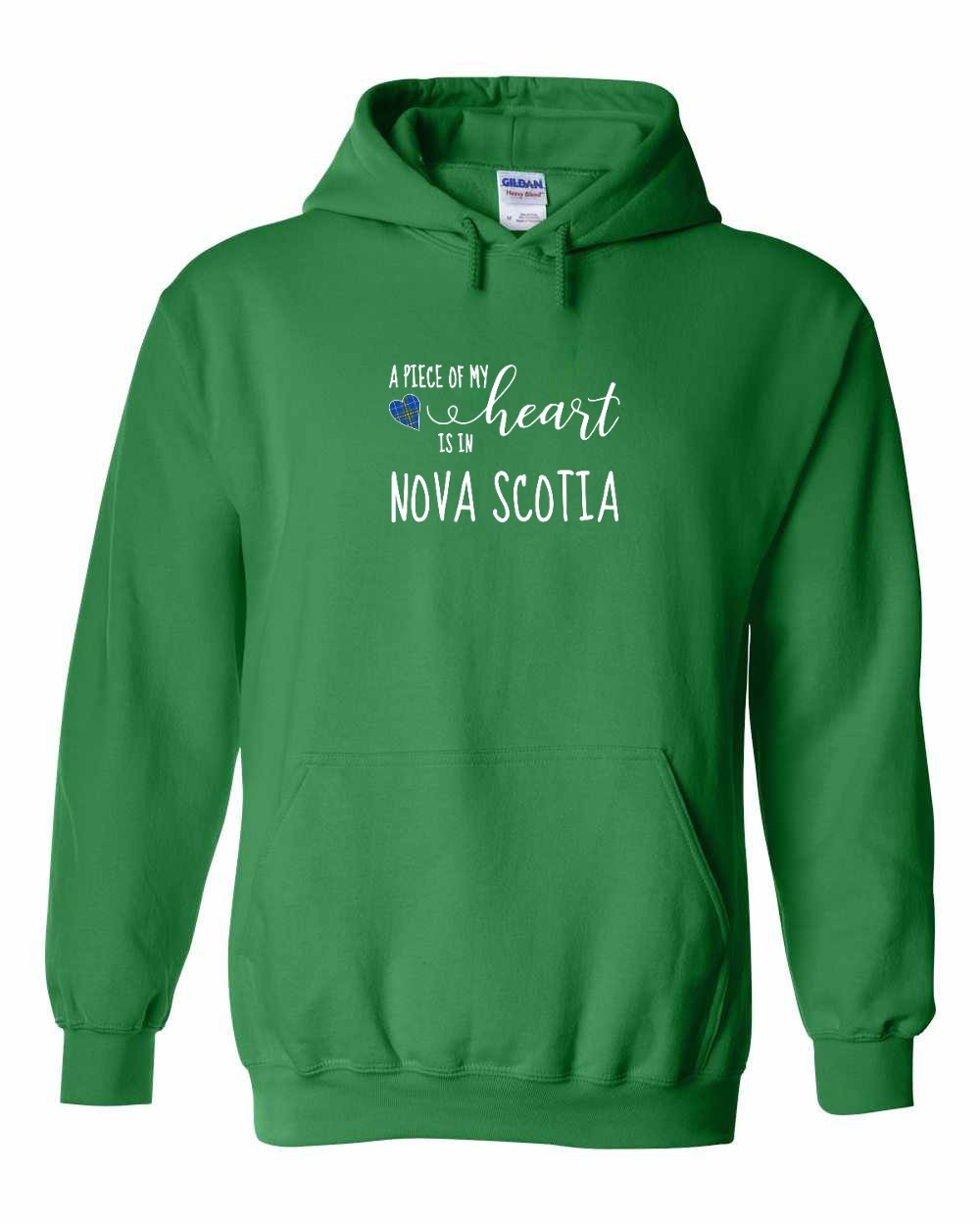 A piece of My heart in NS Tartan Heart Pullover Hoodie - Unisex