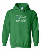 A piece of My heart in NS Tartan Heart Pullover Hoodie - Unisex