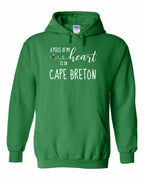 A piece of My heart in CB Tartan Heart Pullover Hoodie - Unisex