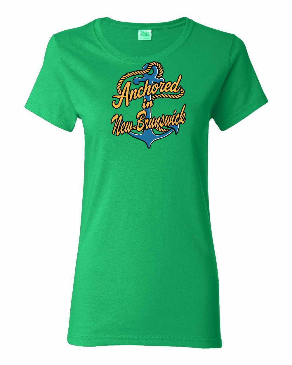 Anchored in New Brunswick Full Women's Tee