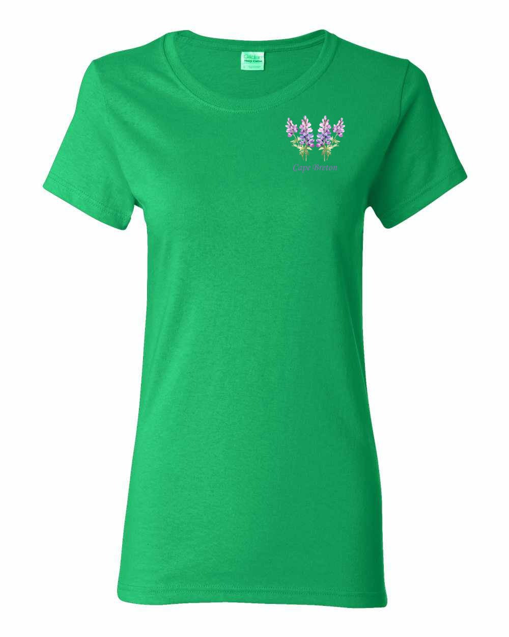 Cape Breton Lupin Left Chest Women's Tee
