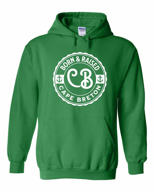 Born & Raised Cape Breton Full Pullover Hoodie
