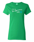 Living the NB Life blue Women's Tee